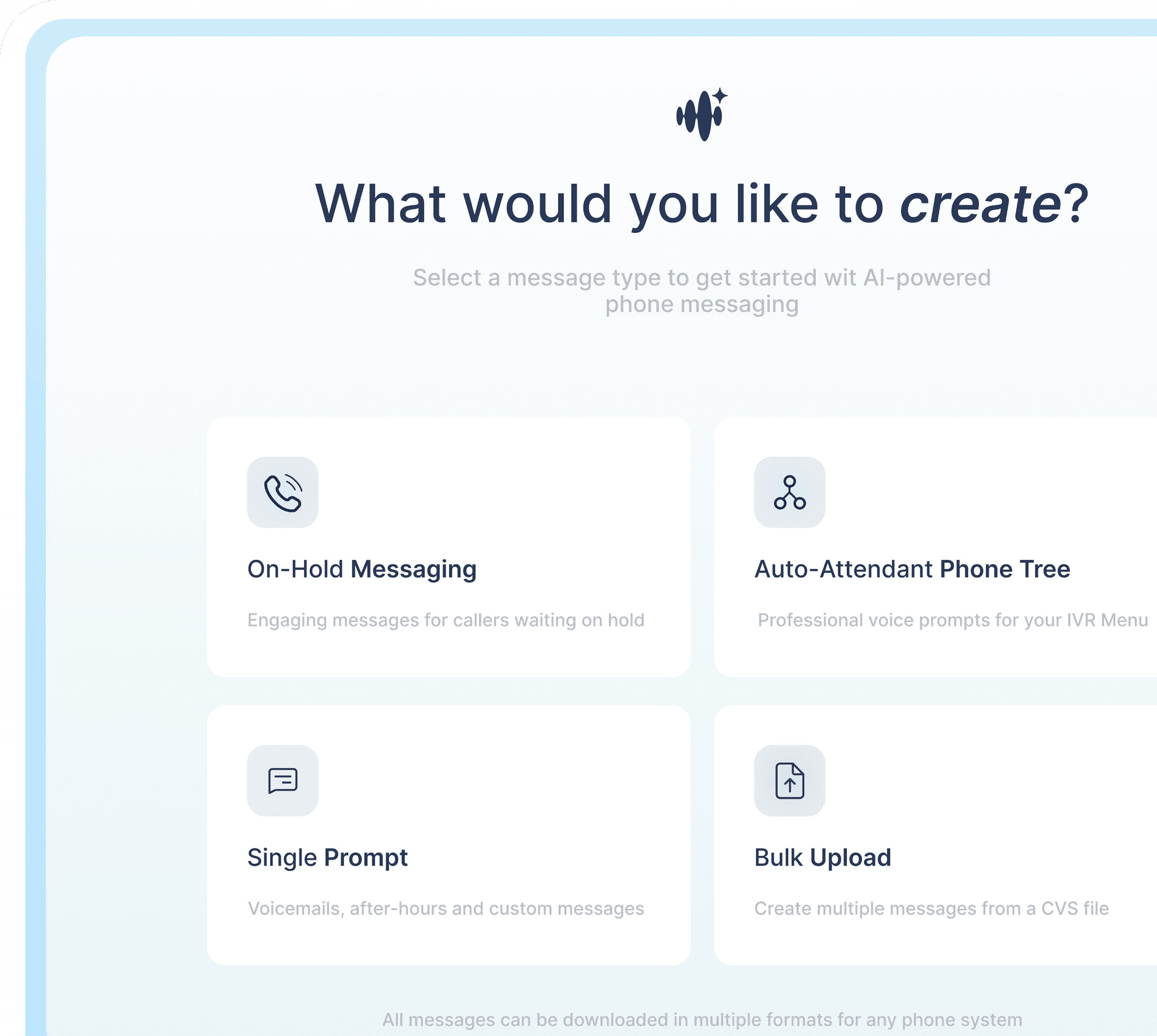 Voice Prompts product mockup